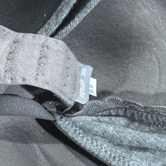 Aerie Gray Seamless Bralette with Knotted Straps - Picture 2 of 3